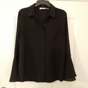 Calvin Klein Woman's Black Blouse